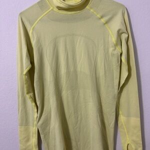 Lululemon Athletica Light Yellow Long Sleeve Top